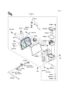 Z1000 ZR1000B7F FR GB XX (EU ME A(FRICA) drawing Air Cleaner