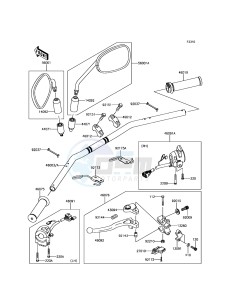 W800 EJ800AFFA GB XX (EU ME A(FRICA) drawing Handlebar