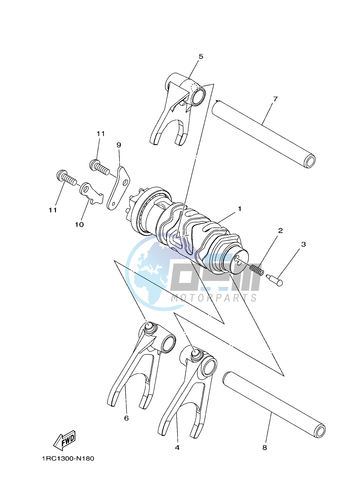 SHIFT CAM & FORK