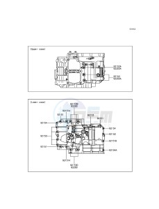 VULCAN S EN650AGFA XX (EU ME A(FRICA) drawing Crankcase Bolt Pattern