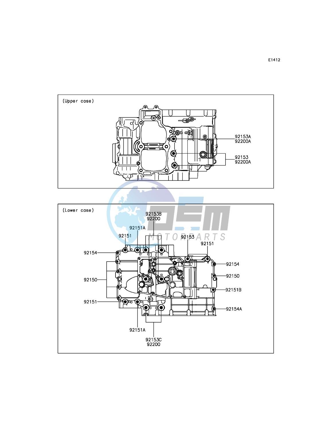 Crankcase Bolt Pattern