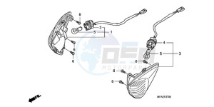 CBF1000AA Europe Direct - (ED / ABS) drawing WINKER