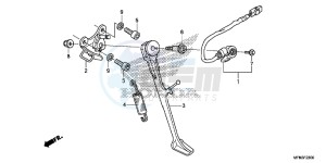 CB1000RAE CB1000R ABS E drawing STAND