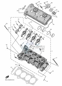 YZF1000 YZF-R1 (B3LS) drawing CYLINDER HEAD