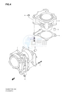 DL650 ABS V-STROM EU-UK drawing CYLINDER