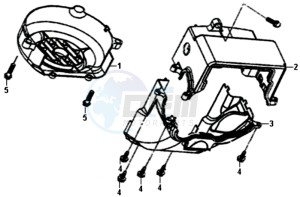 SYMPHONY ST 50 L5-L6 drawing FLYWHEEL COVER