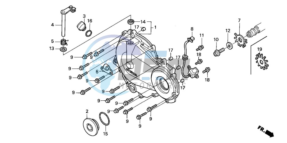 RIGHT CRANKCASE COVER