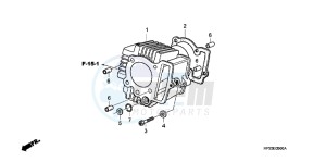 TRX90XE TRX90 Europe Direct - (ED) drawing CYLINDER