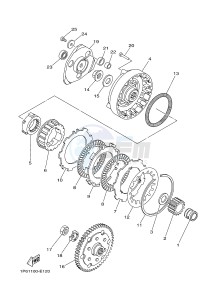 TT-R50E (2CJ3 2CJ4) drawing CLUTCH