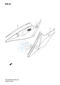 GSX-R750 (E3-E28) drawing FRAME COVER