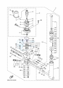 F40FETS drawing POWER-TILT-ASSEMBLY