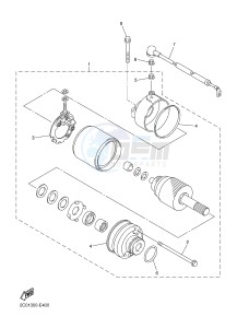 XJ6F 600 DIVERSION F CYPRUS drawing STARTING MOTOR