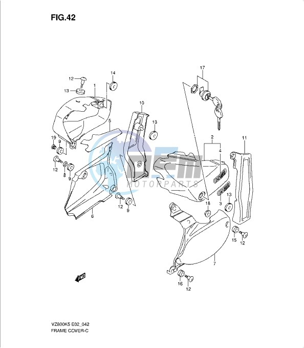 FRAME COVER (VZ800)