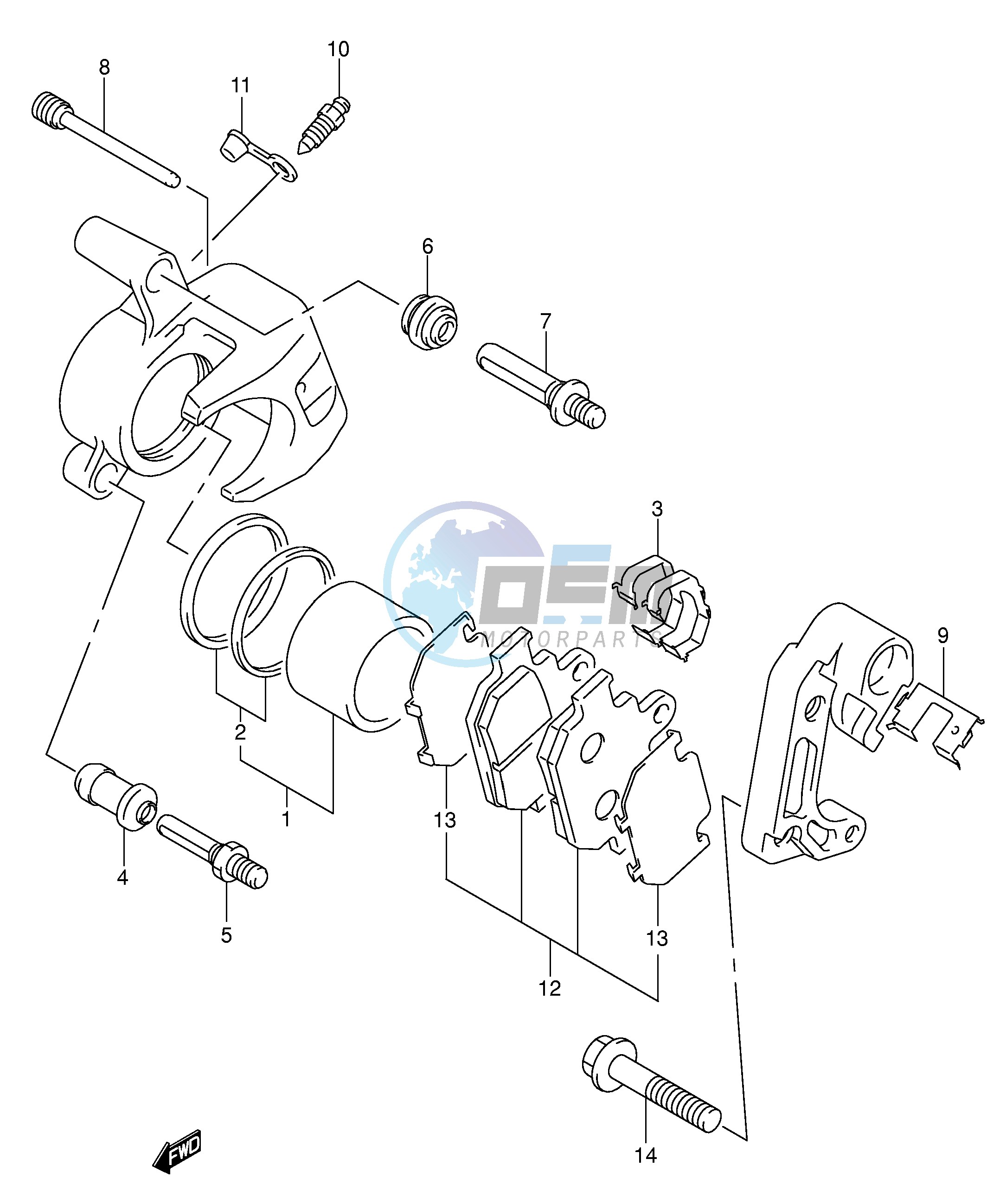 FRONT CALIPER