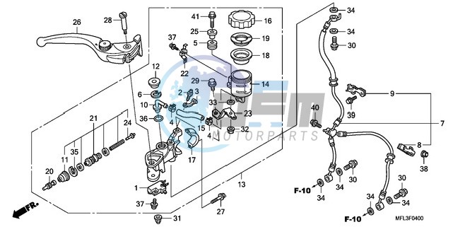 FR. BRAKE MASTER CYLINDER (CBR1000RR)