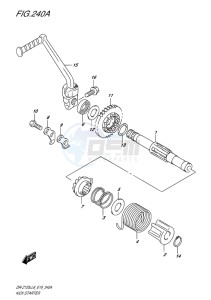 DR-Z125L EU drawing KICK STARTER