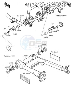 VN 700 A [LTD] (A1) [LTD] drawing SWING ARM