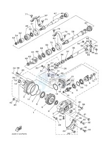 YXC700E YXC70VPHG VIKING VI EPS CAMO (B855) drawing FRONT DIFFERENTIAL