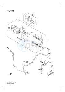 UH125ZE BURGMAN EU drawing REAR CALIPER