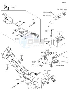 KLX110 KLX110CJF EU drawing Chassis Electrical Equipment