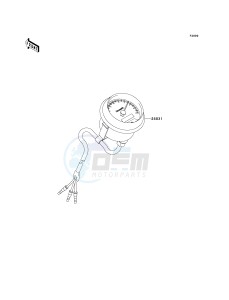 KVF 360 A [PRAIRIE 360 4X4] (A6F-A9F) A6F drawing OPTIONAL PARTS-- US- --- METER- -