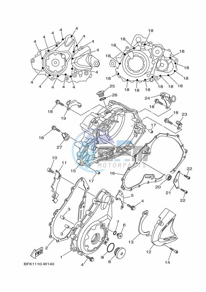 CRANKCASE COVER 1