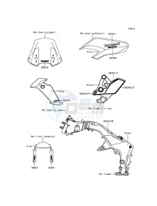 VERSYS 1000 KLZ1000BGF FR GB XX (EU ME A(FRICA) drawing Decals(Gray)