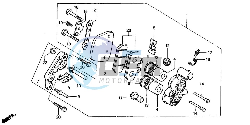 FRONT BRAKE CALIPER