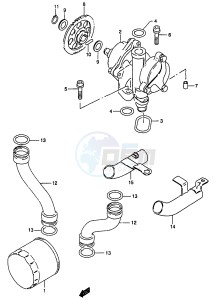 GSF1200A (E18) drawing OIL PUMP