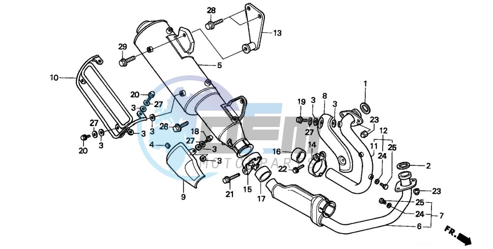 EXHAUST MUFFLER