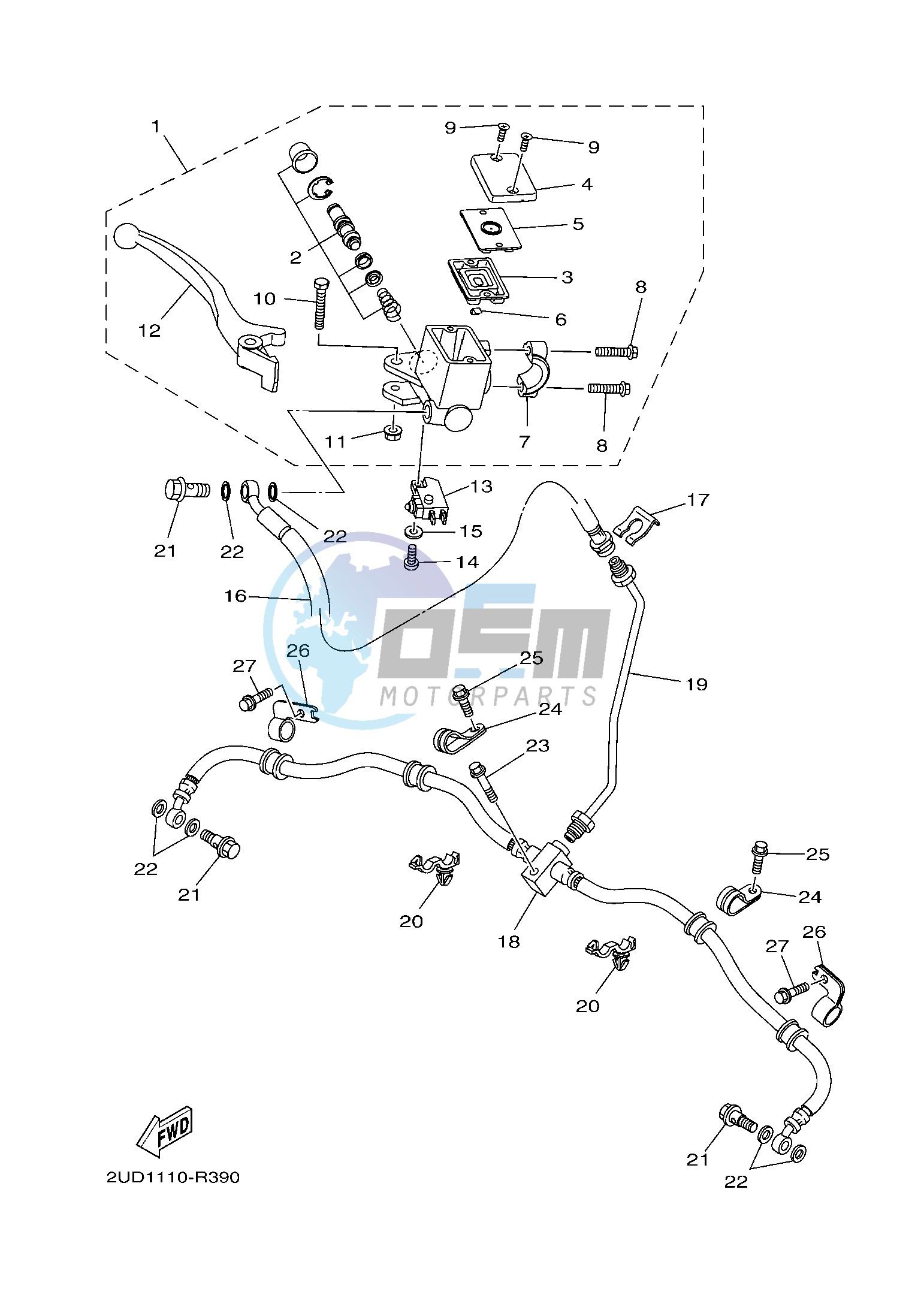 FRONT MASTER CYLINDER