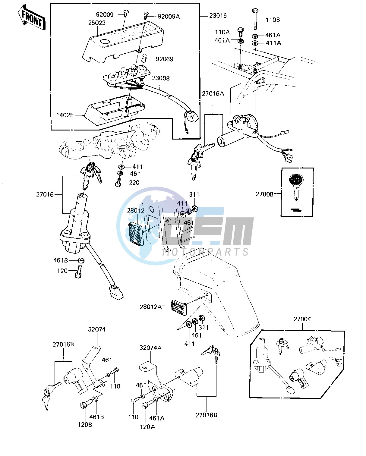 IGNITION SWITCH_LOCKS_REFLECTORS