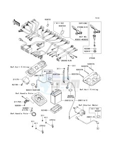 JH 1100 B [ULTRA 130] (B1-B4) [ULTRA 130] drawing ELECTRICAL EQUIPMENT