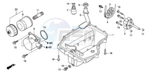 CBR600RR drawing OIL PAN/OIL PUMP