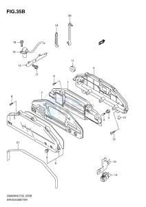 AN650 (E2) Burgman drawing SPEEDOMETER (AN650AZK8)