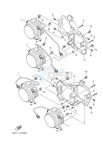 YXZ1000R SS YXZ10YESJ YXZ1000R SS (B0F3) drawing HEADLIGHT