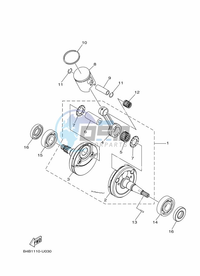 CRANKSHAFT & PISTON