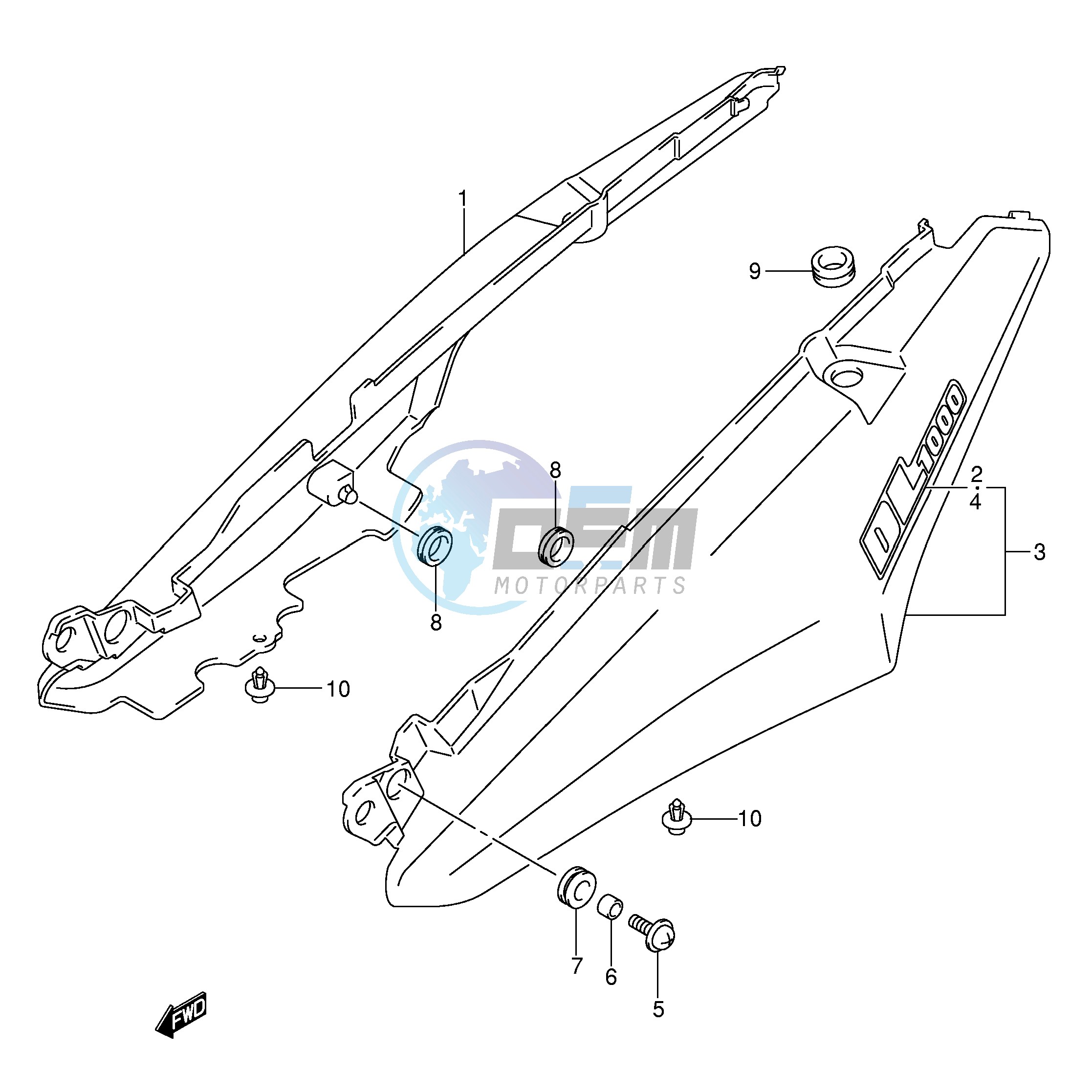 SEAT TAIL COVER (MODEL K3)