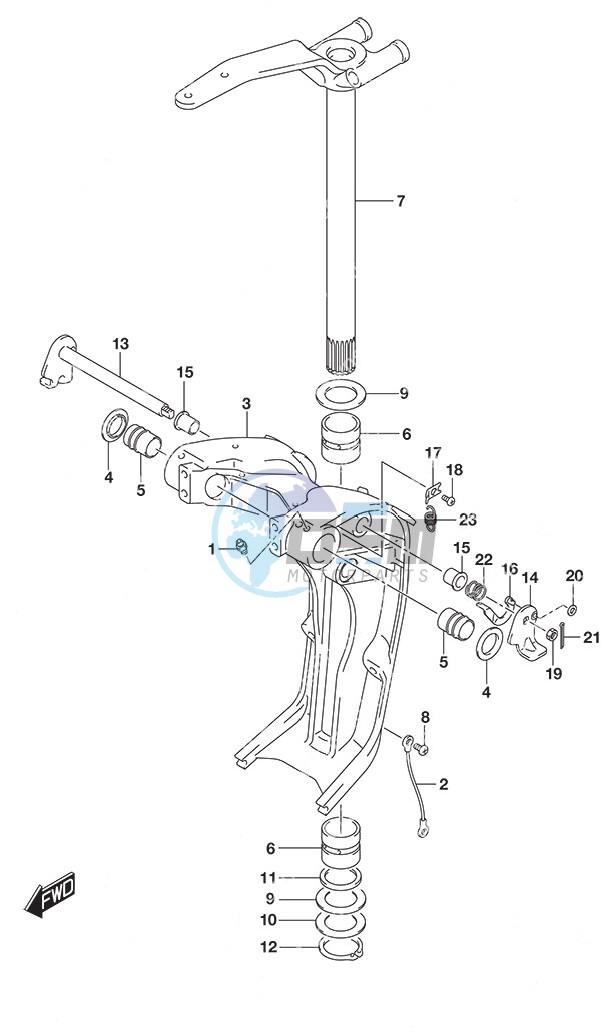 Swivel Bracket w/Transom (X or XX)