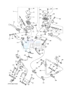 XP500 TMAX T-MAX 530 (2PWL) drawing FRONT MASTER CYLINDER