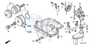 CBR1000RA9 France - (F / ABS CMF HRC MKH) drawing OIL PAN/OIL PUMP