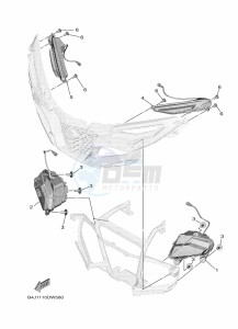 YXF1000EW YX10FPAM (B4J5) drawing HEADLIGHT