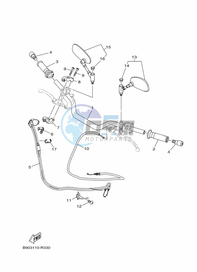 STEERING HANDLE & CABLE