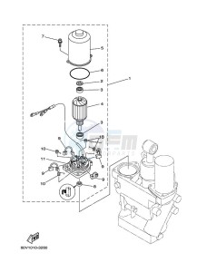 LZ300TXRD drawing POWER-TILT-ASSEMBLY-2