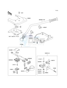 JS 750 C [SXI PRO] (C1-C5) [SXI PRO] drawing HANDLEBAR