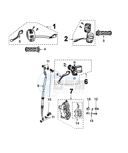 FIGHT 4 50 4T drawing BRAKE SYSTEM