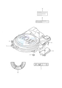 DF 70A drawing Ring Gear Cover