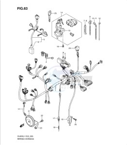 DL650 drawing WIRING HARNESS (DL650L1 E24)