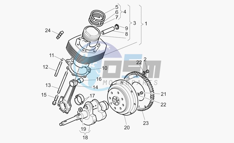 Crankshaft - piston