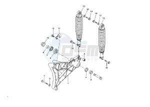 VP VERSITY 300 drawing REAR SHOCK ABSORBER